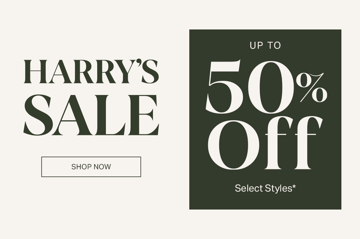 Up to 50% Off Markdowns - Harry Rosen